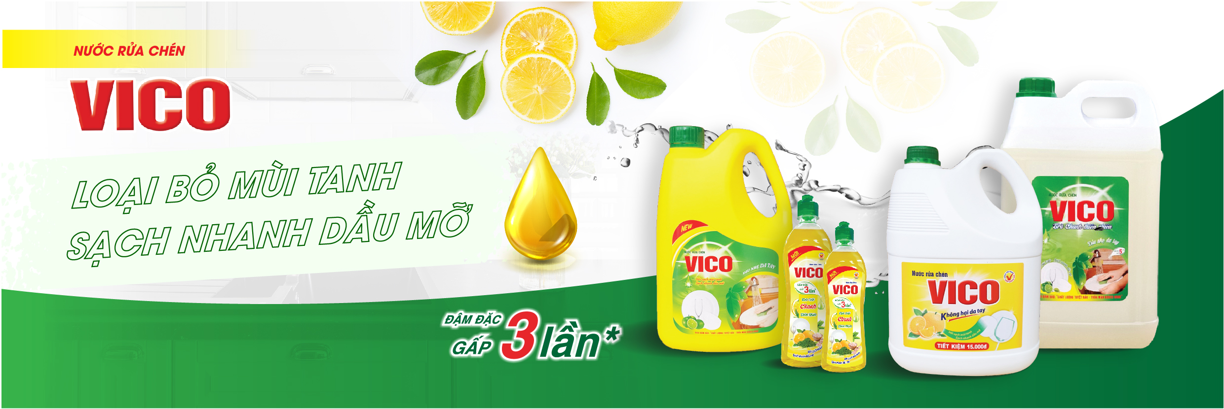 Nước rửa chén VICO